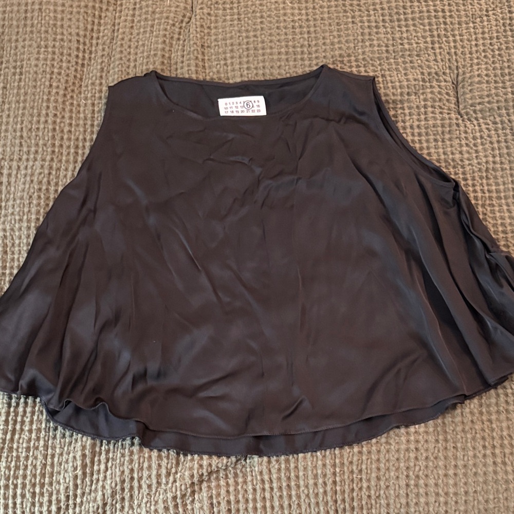 Maison Margiela Black Sleeveless Top